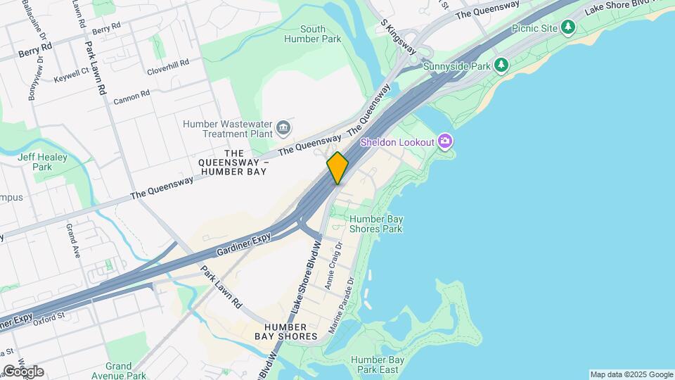 4503 Lake Shore Blvd W Map and Location Details