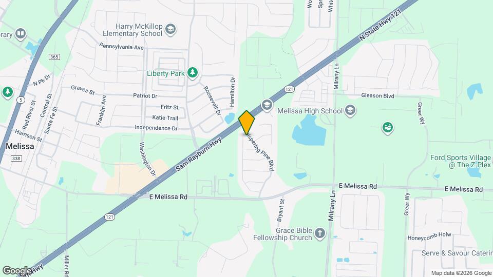 3107 Whispering Pine Blvd Map and Location Details