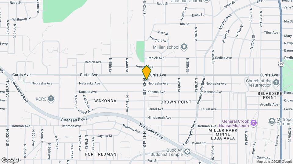 6203 N 42nd St Mapa y Detalles de la Ubicación