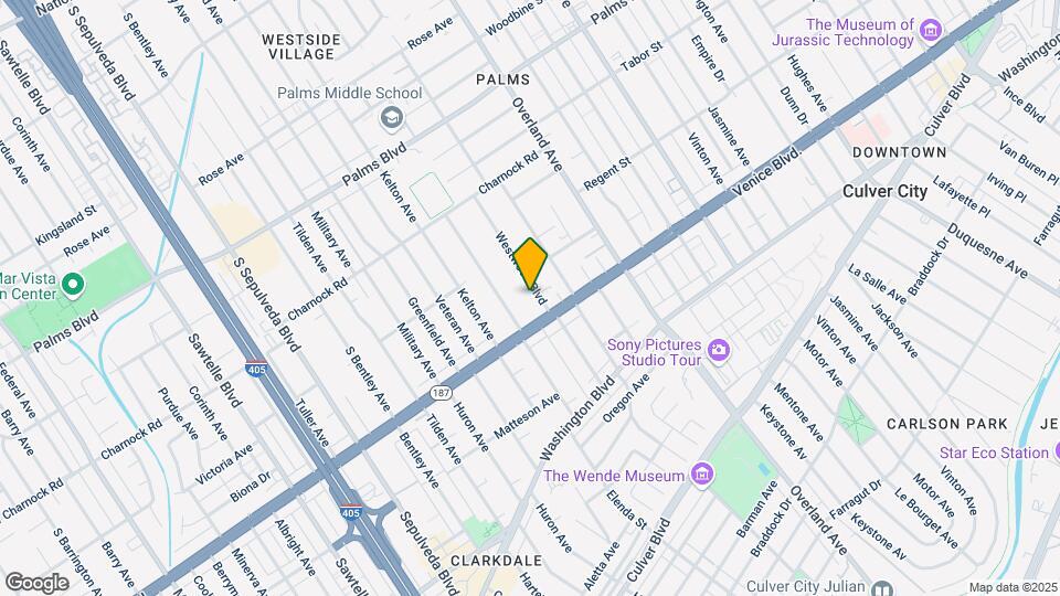 3755 Westwood Blvd Map and Location Details