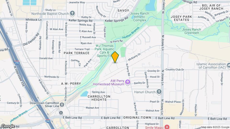 1607 Malibu Dr Map and Location Details