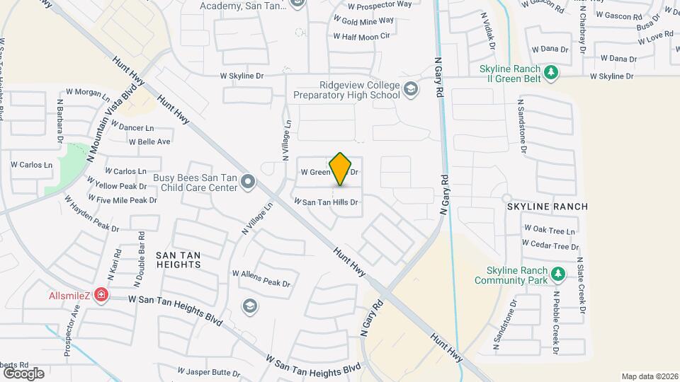 2019 W Agrarian Hills Dr Map and Location Details