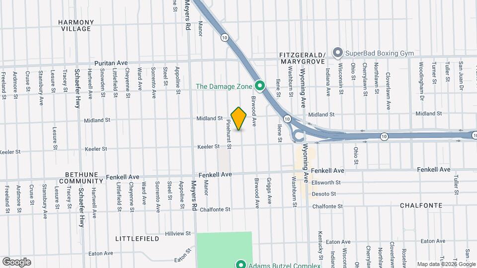 15453 Mendota St, Unit Upper Map and Location Details