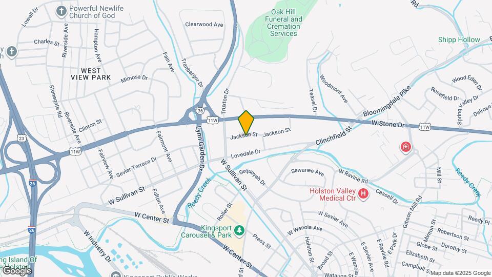 629 Jackson St Map and Location Details