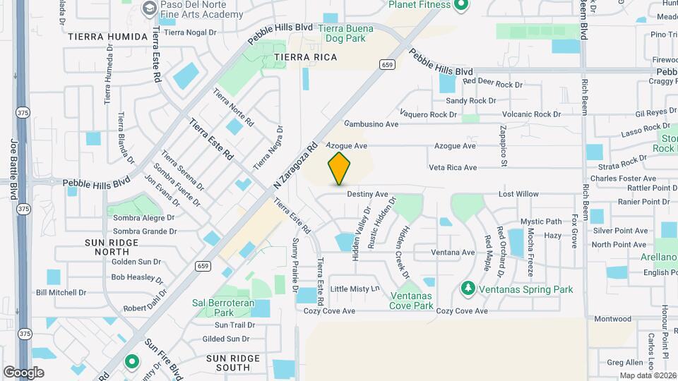 12729 Destiny Ave Map and Location Details