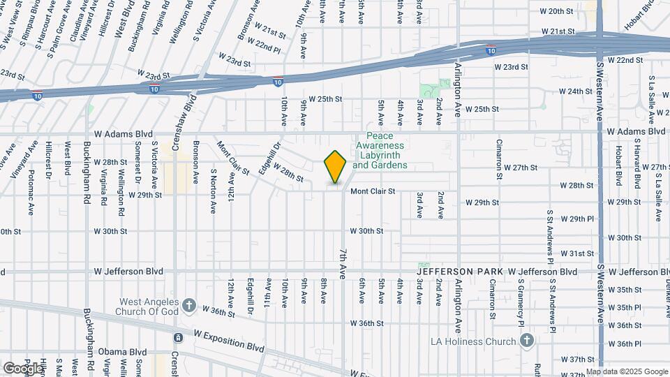 3701 Montclair St Mapa y Detalles de la Ubicación