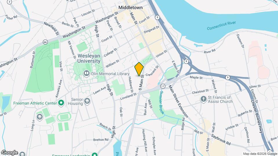 61 S Main St, Unit 2nd Floor Map and Location Details