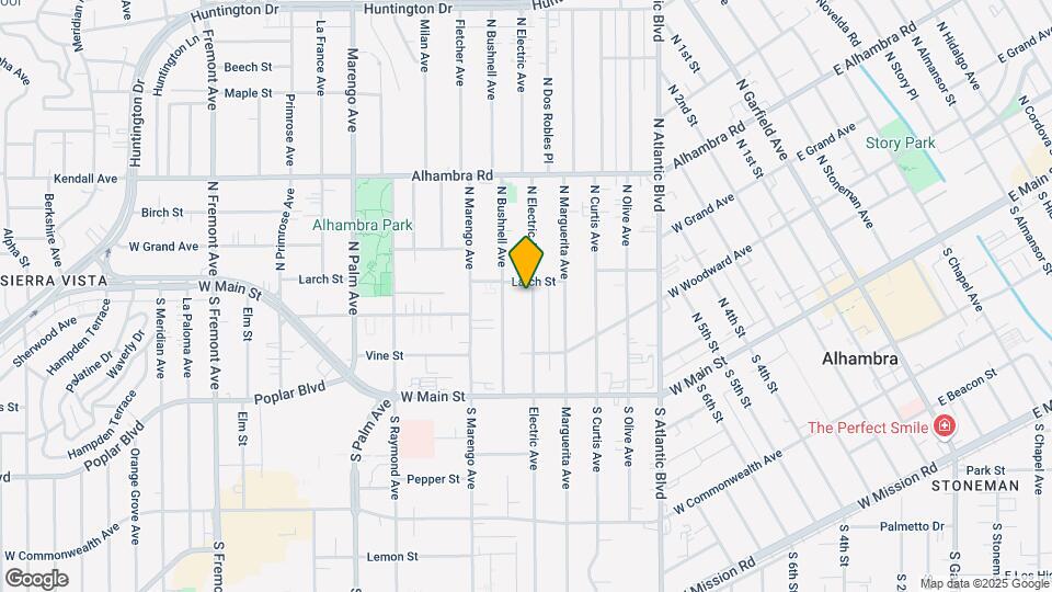 219 N Electric Ave Mapa y Detalles de la Ubicación