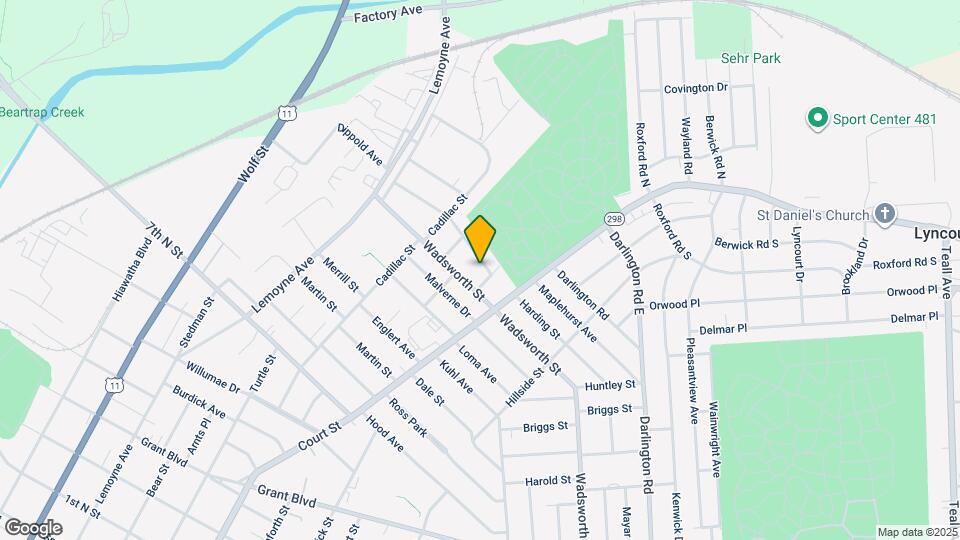 109 Harford Rd Map and Location Details