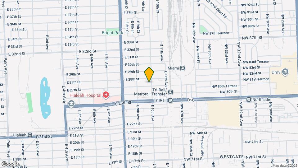 981 E 27th St, Unit A1 Map and Location Details