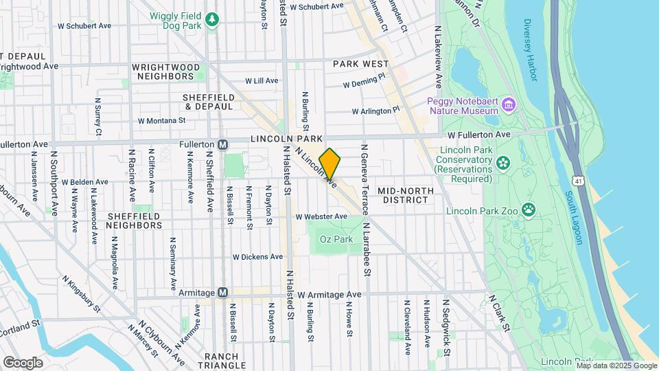 2270 N Lincoln Ave Map and Location Details