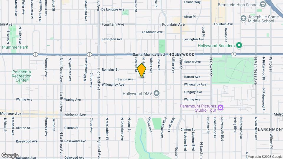 917 N Hudson Ave Mapa y Detalles de la Ubicación