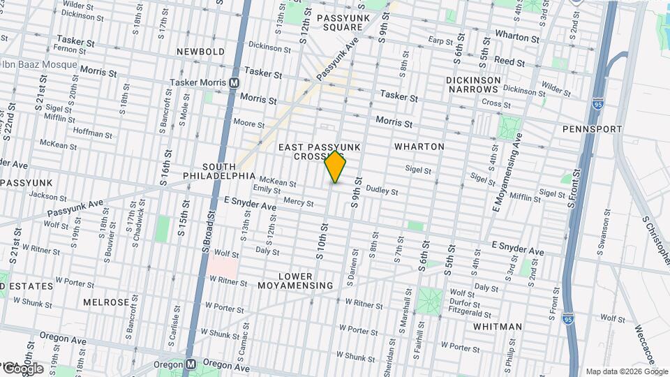 937 McKean St Map and Location Details