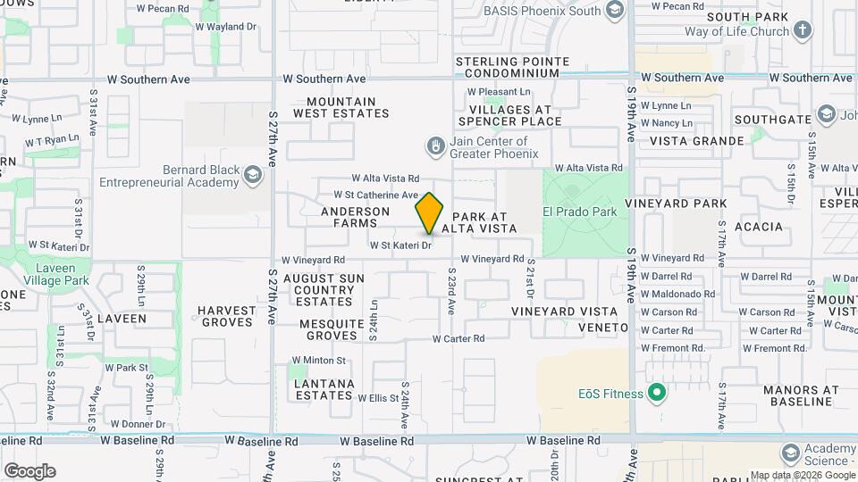 2310 W St Kateri Dr, Unit 02-1095 Map and Location Details