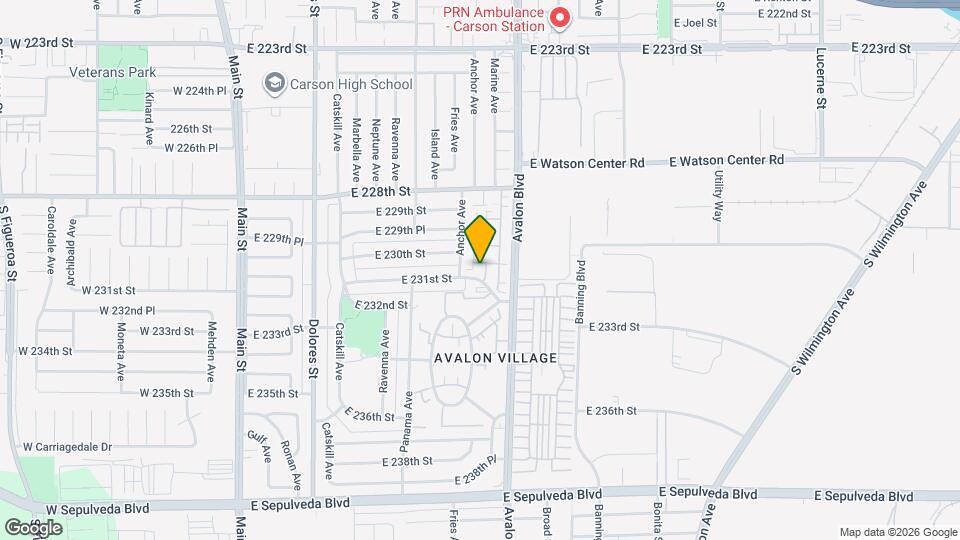 510 Catalina Ln Map and Location Details