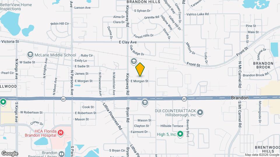 612 E Morgan St Map and Location Details