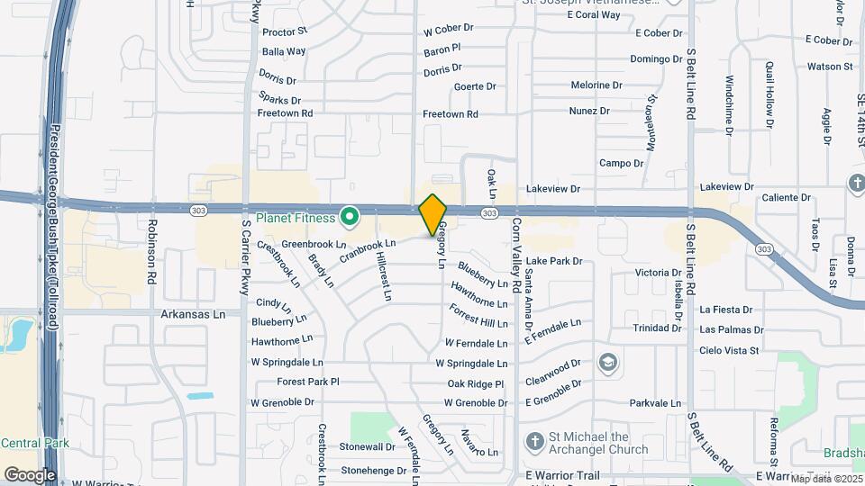 411 Cranbrook Ln Map and Location Details