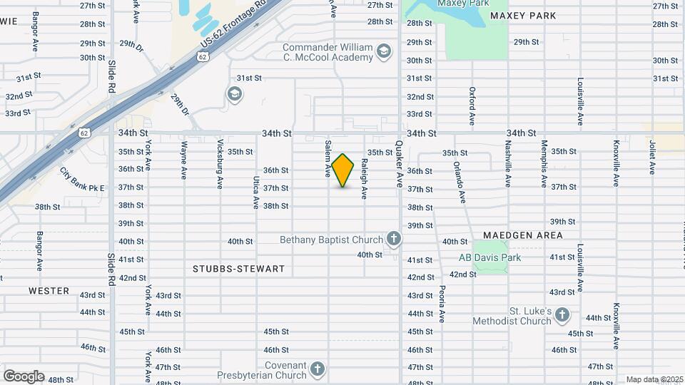 4515 37th St Map and Location Details