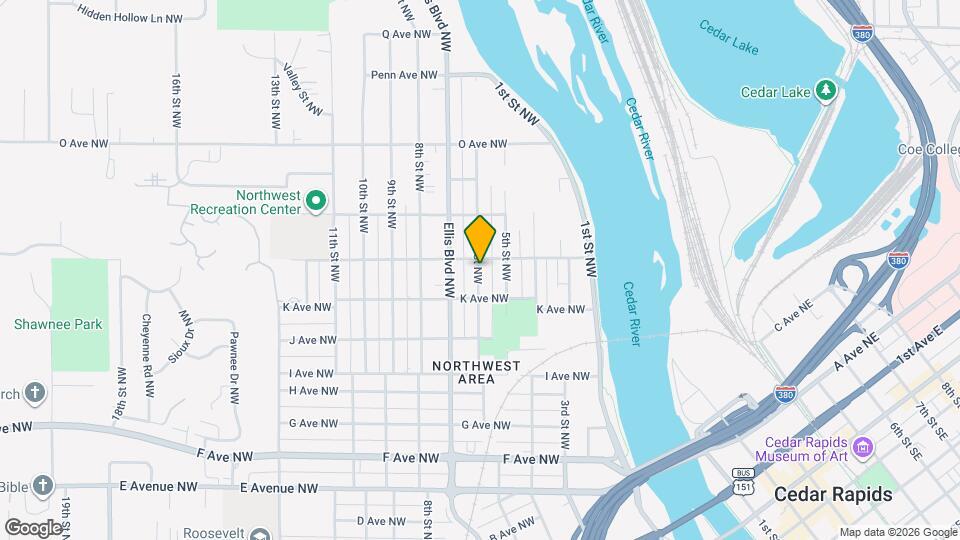 1231 6th St NW Map and Location Details