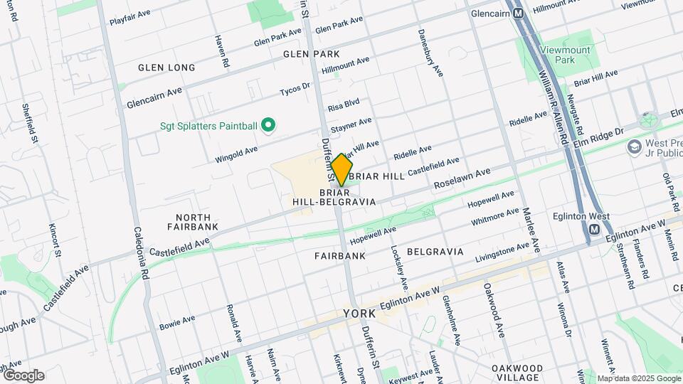 2473-2489 Dufferin St Map and Location Details
