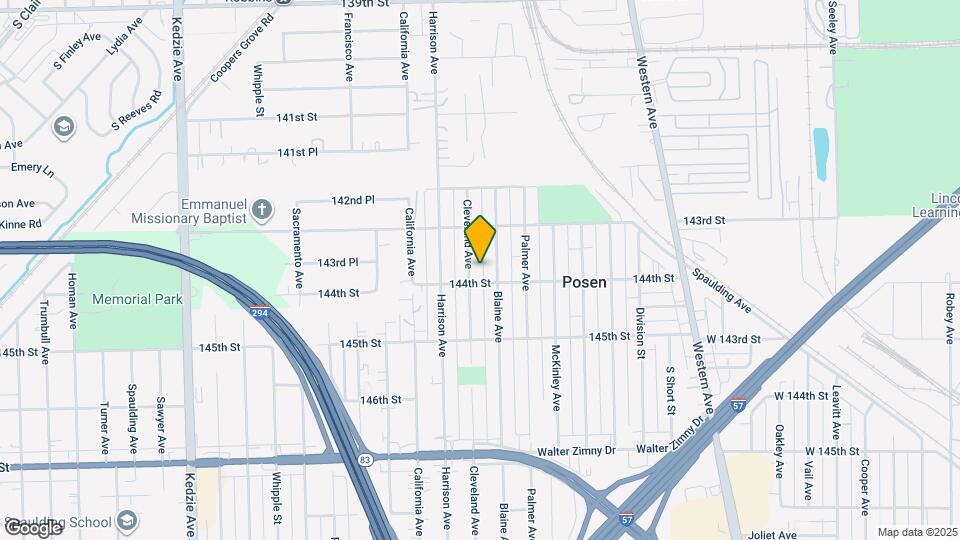 14339 Cleveland Ave Map and Location Details
