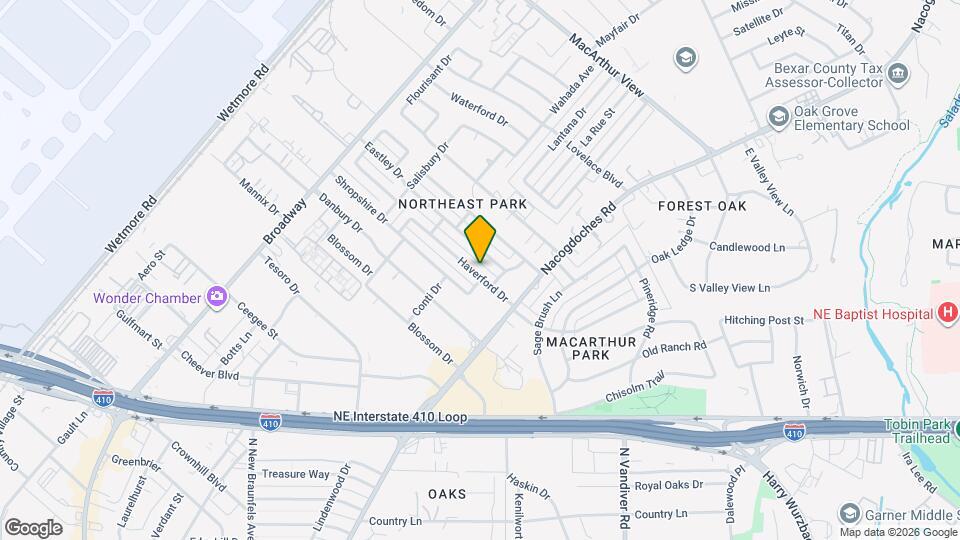 351 Haverford Dr Map and Location Details