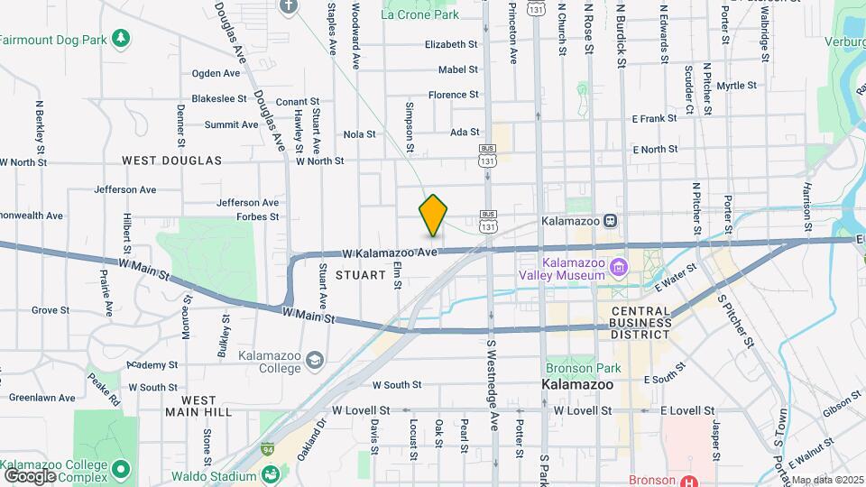 628 W Kalamazoo Ave Map and Location Details