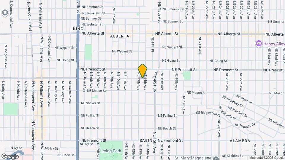 1322 NE Skidmore St Map and Location Details