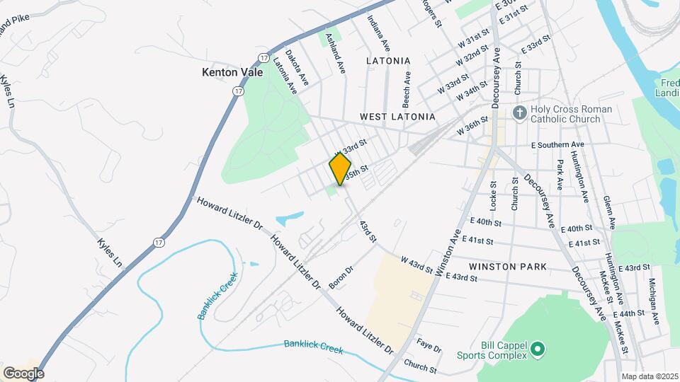 3507 Latonia Ave Map and Location Details