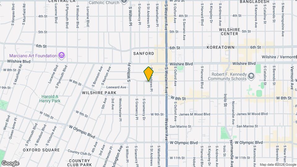 701 S St Andrews Pl, Unit 211 Map and Location Details