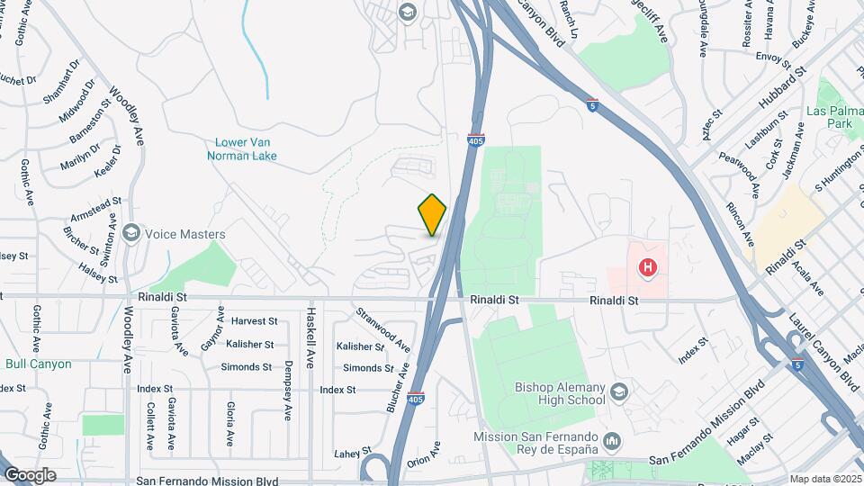 11611 Blucher Ave Granada Hills, CA 91344 Mapa y Detalles de la Ubicación