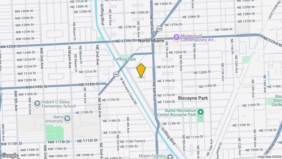 451 NE 119th St Map and Location Details