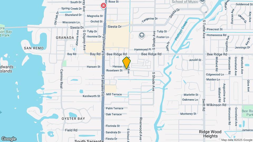 2132 Roselawn St Map and Location Details