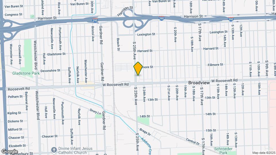 2119-2125 S 25th Ave Mapa y Detalles de la Ubicación