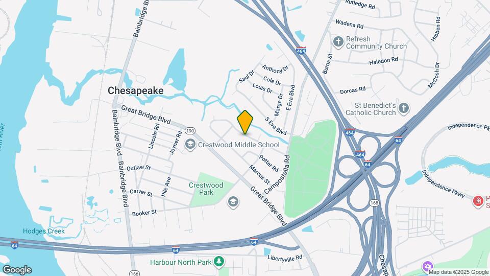 625 River Creek Rd Map and Location Details