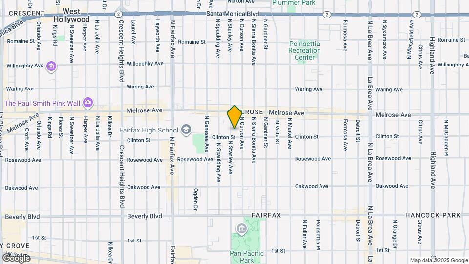 610 N Stanley Ave Map and Location Details