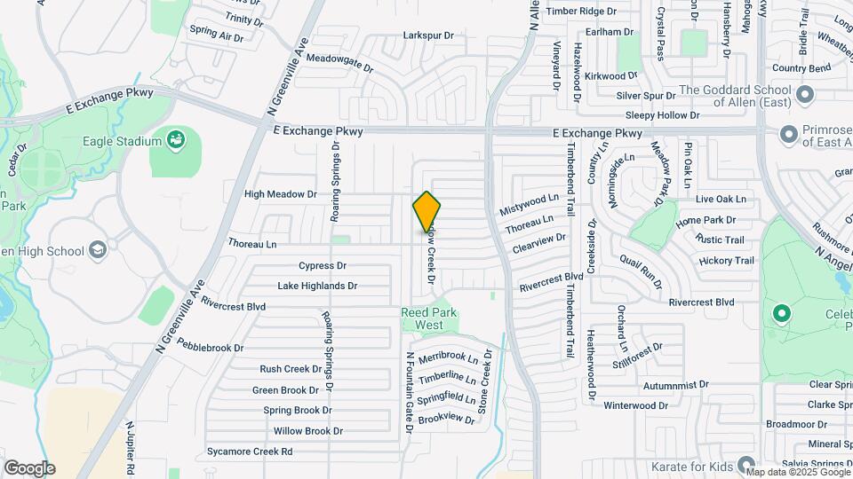 801 Meadow Creek Dr Map and Location Details