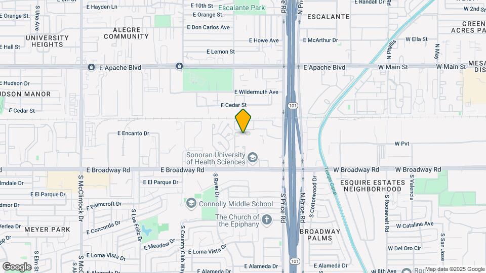 2134 E Broadway Rd-Unit -1043 Map and Location Details