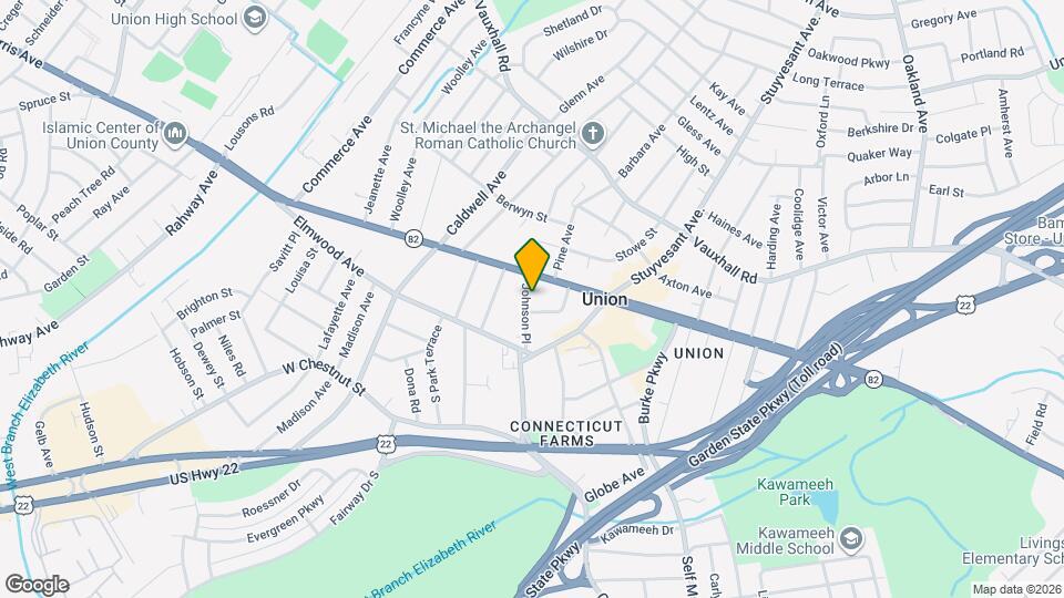 981 Johnson Pl Map and Location Details