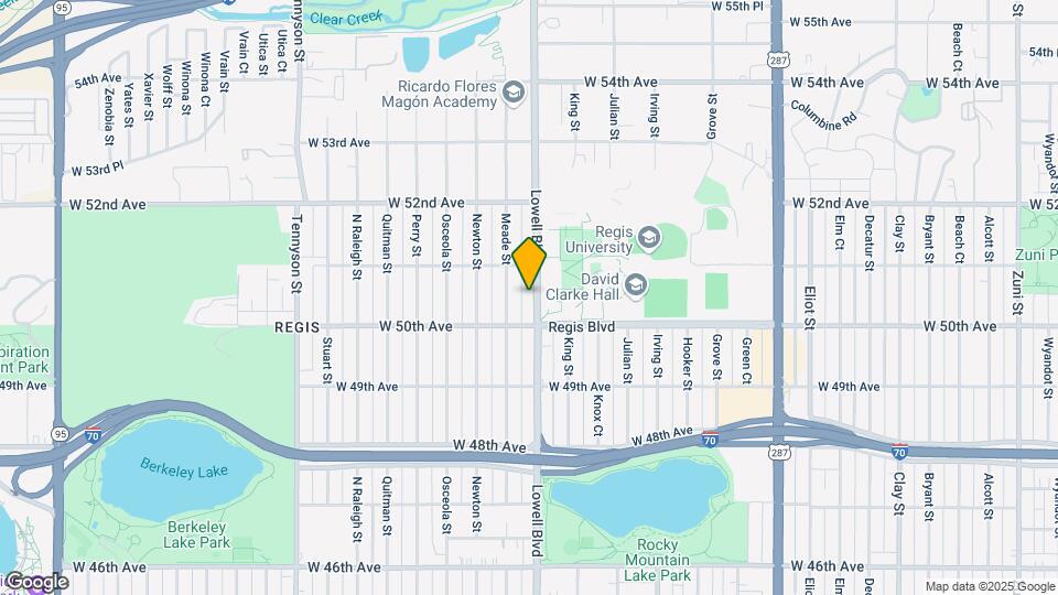 5025 Lowell Blvd Map and Location Details