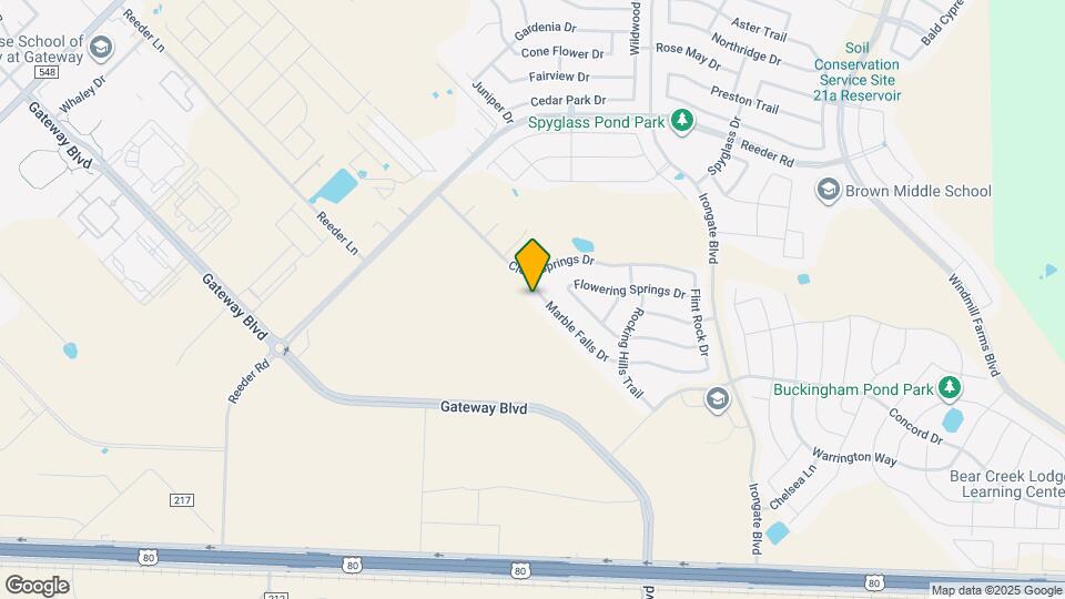 3143 Marble Falls Dr Map and Location Details