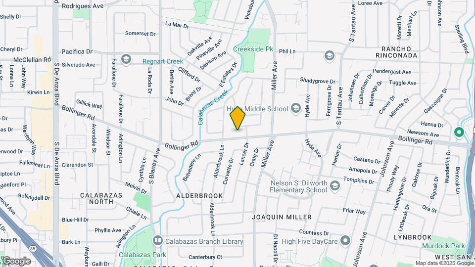 6435-6437 Bollinger Rd Map and Location Details