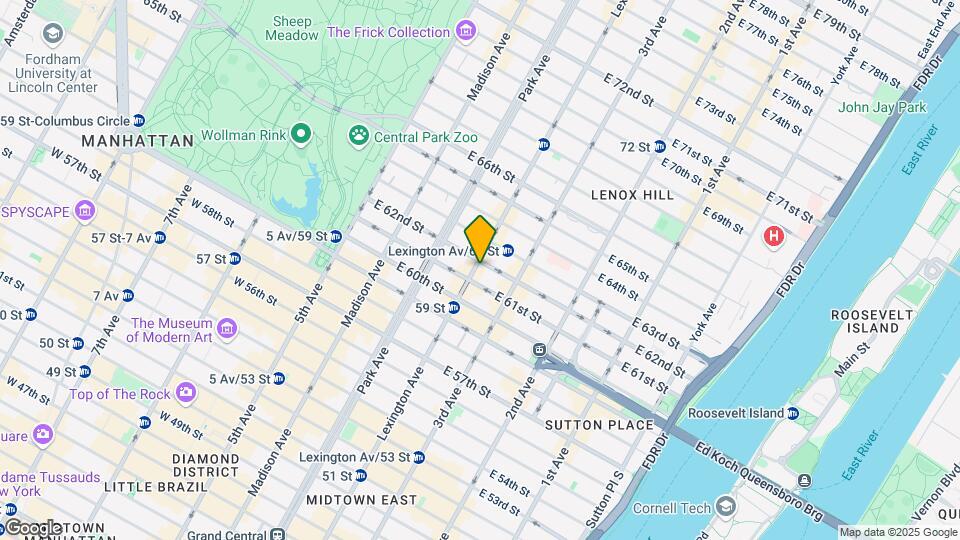 795 Lexington Ave Map and Location Details