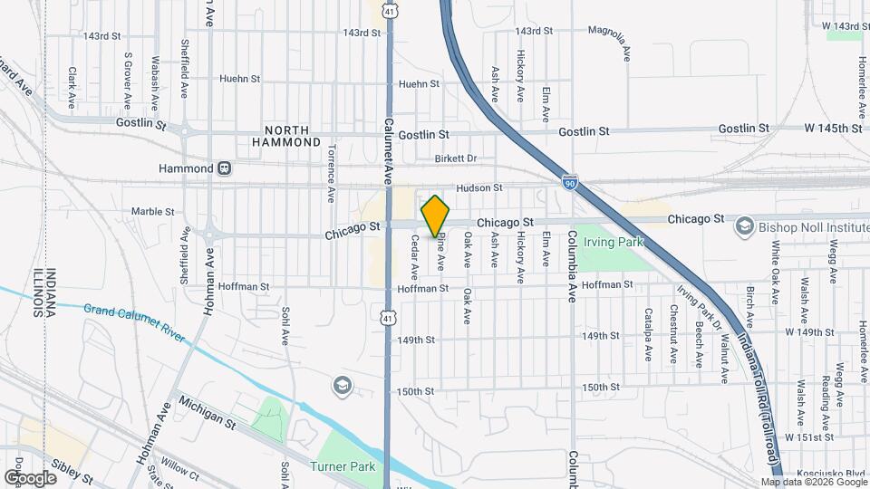 4722 Pine Ave Map and Location Details