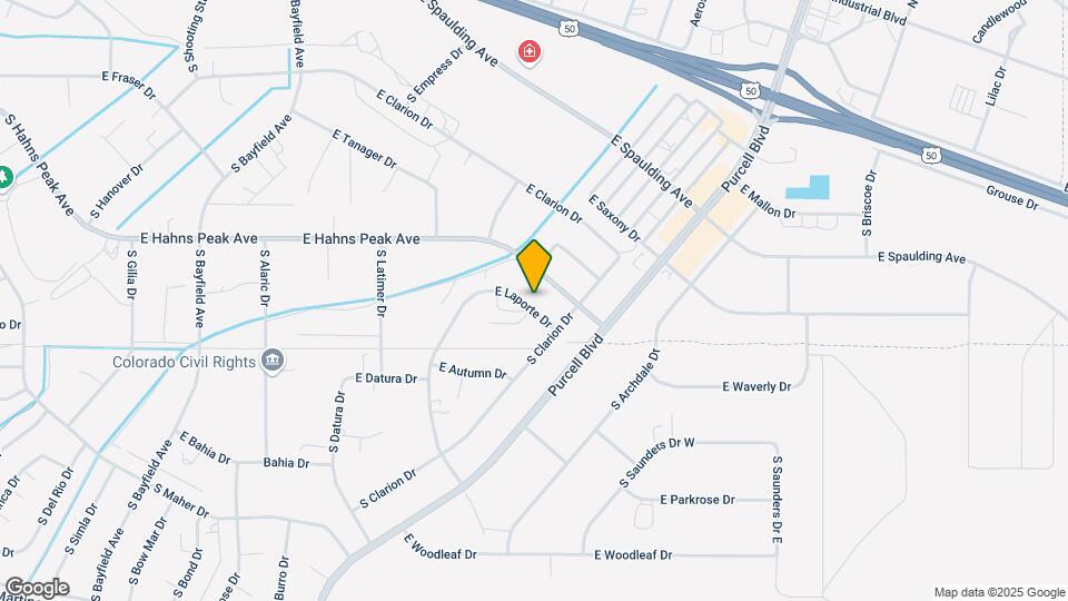 689 E Laporte Dr Map and Location Details