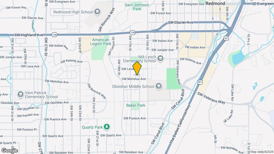 1632 SW Lava Ave Map and Location Details