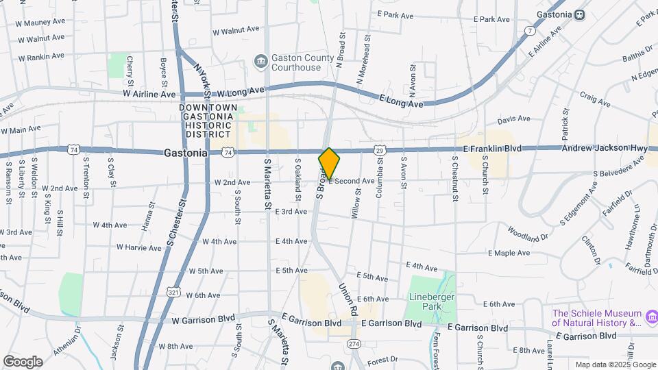 302 S Broad St Map and Location Details