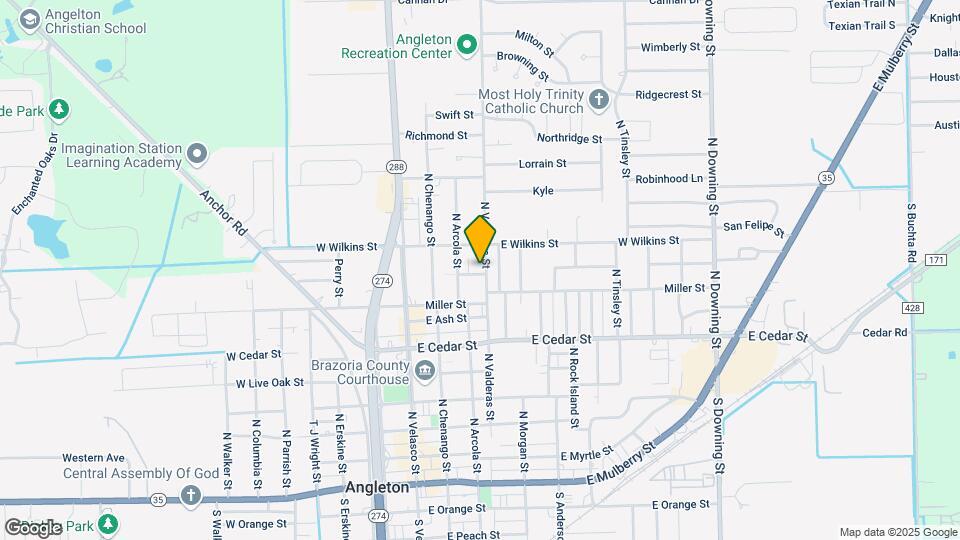 903 N Valderas St Map and Location Details