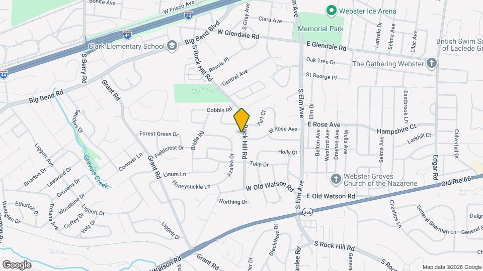 1319 S Rock Hill Rd Map and Location Details