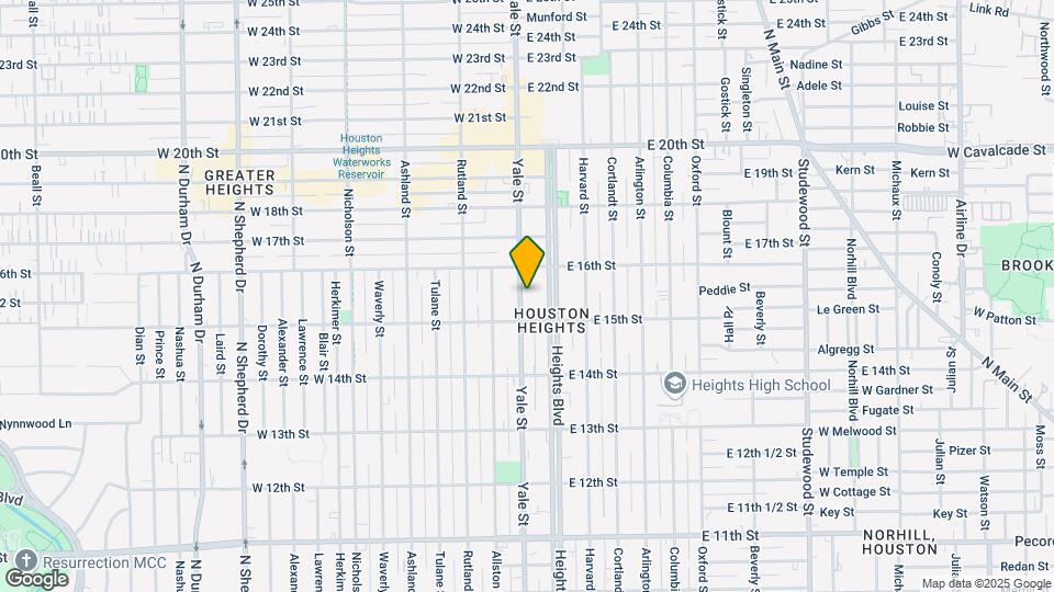 1522 Yale St Mapa y Detalles de la Ubicación